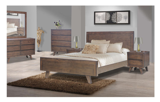 ROGER QUEEN 5 PIECE (DRESSER) BEDROOM SUITE - AS PICTURED