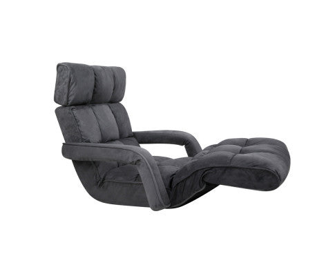 MELLION ADJUSTABLE LOUNGE SOFA BED -  CHARCOAL
