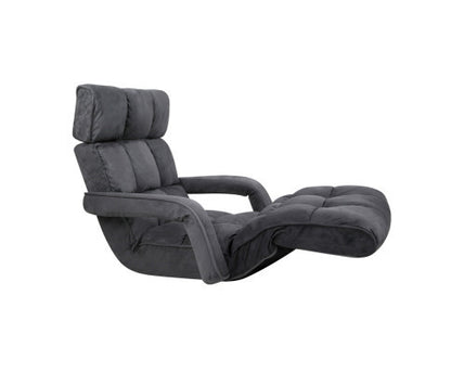 MELLION ADJUSTABLE LOUNGE SOFA BED -  CHARCOAL