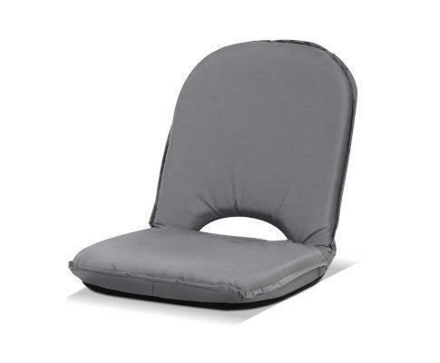 CHANDRA INDOOR/OUTDOOR FOLDABLE LOUNGE SOFA CHAIR - GREY