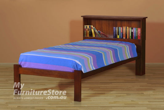 KING SINGLE SKY (AUSSIE MADE) BOOKEND BED  - ASSORTED COLOURS
