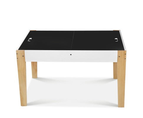 KYLE  KIDS TABLE AND CHAIR SET ( FUNKI-HAY-WH-NT ) -  TWO - TONE