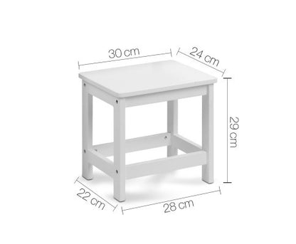 ARTISS KIDS LIFT UP DESK WITH STOOL - WHITE