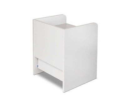 SITIO ONE DRAWER BEDSIDE TABLE (FURNI-C-BS-TOGO-WH) - WHITE