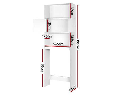 MORPHEUS BATHROOM STORAGE CABINET - WHITE