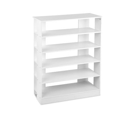 CACAU 6 - TIER SHOE CABINET 960(H) - (FURNI-C-SHOE-R5-WH) - WHITE