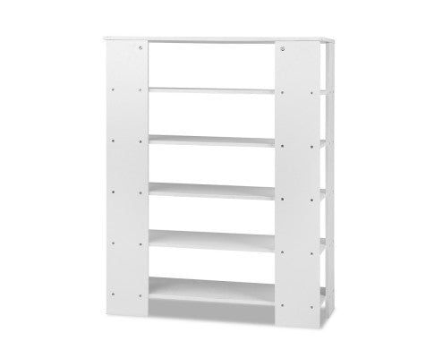 CACAU 6 - TIER SHOE CABINET 960(H) - (FURNI-C-SHOE-R5-WH) - WHITE