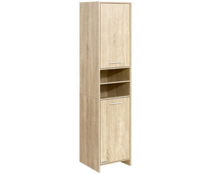 EVANDER BATHROOM STORAGE TALL CABINET - NATURAL
