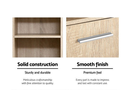 EVANDER BATHROOM STORAGE TALL CABINET - NATURAL