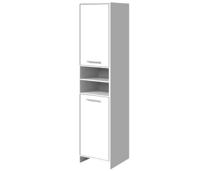 EVANDER BATHROOM STORAGE TALL CABINET - WHITE