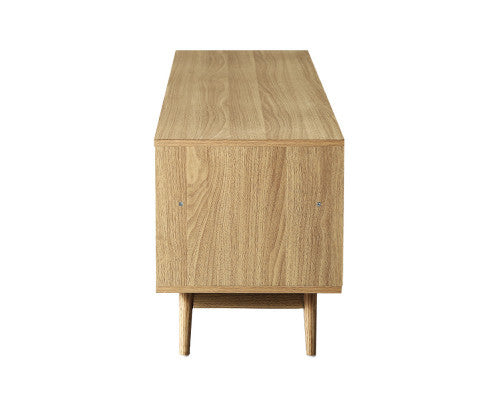 JOHNSON 2 DRAWER TV ENTERTAINMENT UNIT - WOODEN