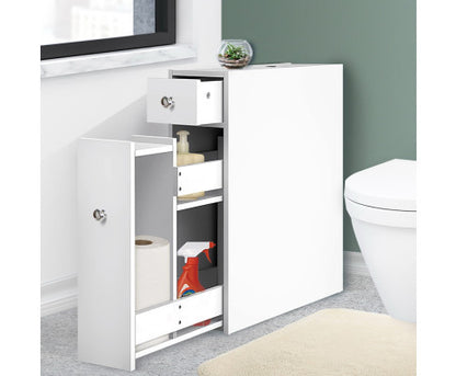 PHAENNA BATHROOM STORAGE CABINET - WHITE
