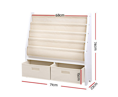 KENDRA 4 TIER KIDS BOOKSHELF - AS PICTURED