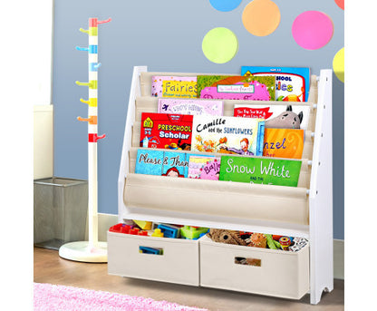 KENDRA 4 TIER KIDS BOOKSHELF - AS PICTURED