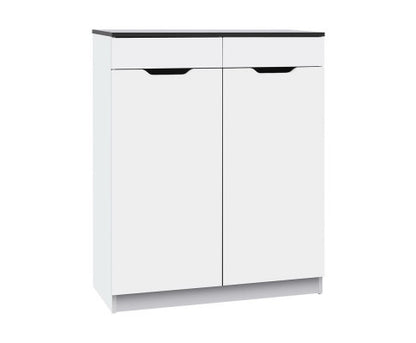 HAMILTON SHOE CABINET STORAGE - HIGH GLOSS WHITE