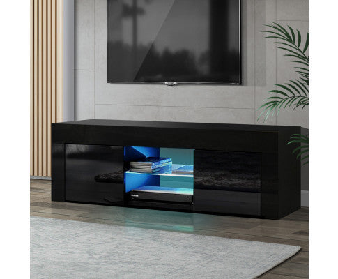 Hamilton TV Entertainment Unit With Rgb LED 1300(W) - High Gloss Black