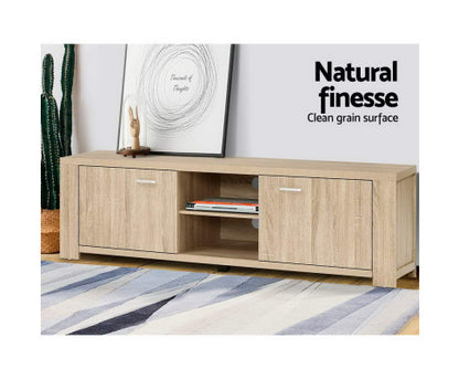 JOHNSON TV ENTERTAINMENT UNIT - 450(H) x 1600(W) - OAK