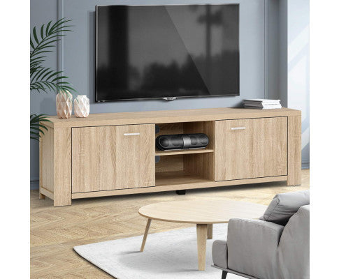 Johnson TV Entertainment Unit - 450(H) X 1600(W) - Oak