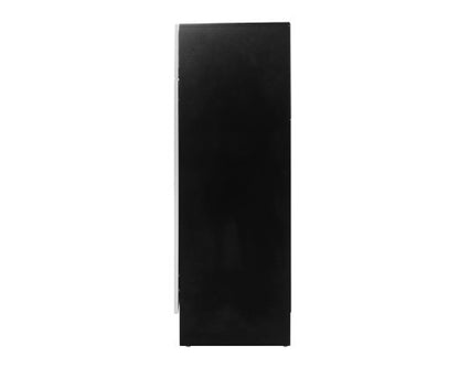 RYLAN SHOE STORAGE CABINET - HIGH GLOSS BLACK & WHITE
