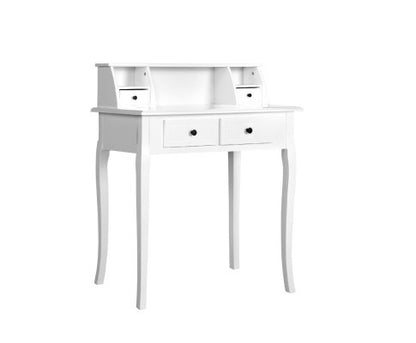 BERTHA 4 DRAWER DRESSING TABLE - WHITE