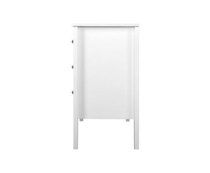 ARABELLA 3 DRAWER LOWBOY - WHITE