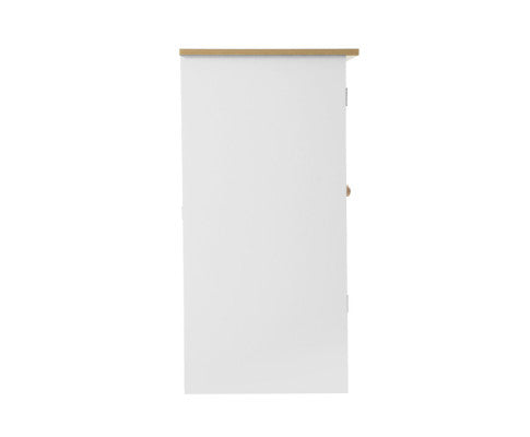 ARABELLA  2 DRAWER/ 3 DOOR SIDEBOARD - 780(H) x 1100(W) x 400(D) - WHITE