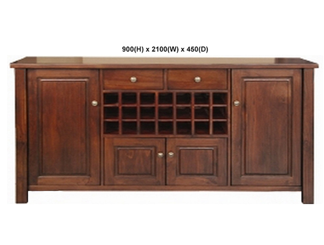 FABULOS (AUSSIE MADE)  4 DOOR 2 DRAWER BUFFET COLLECTION - ASSORTED STAINED COLOURS - STARTING FROM $1699