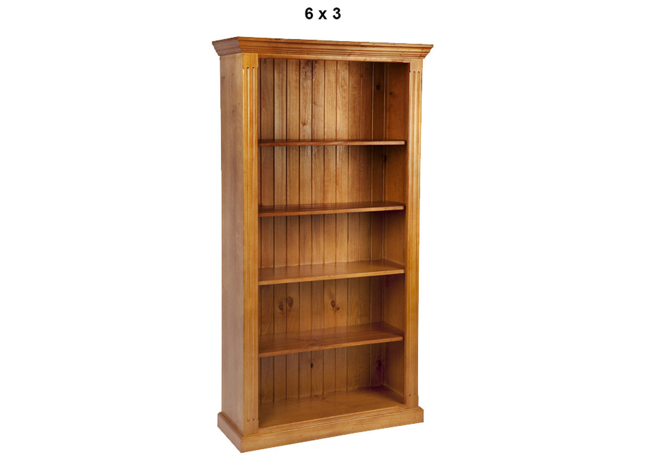 FEDERATION (AUSSIE MADE) HIGHLINE STANDARD BOOKCASE COLLECTION - ASSORTED STAINED COLOURS - STARTING FROM $799