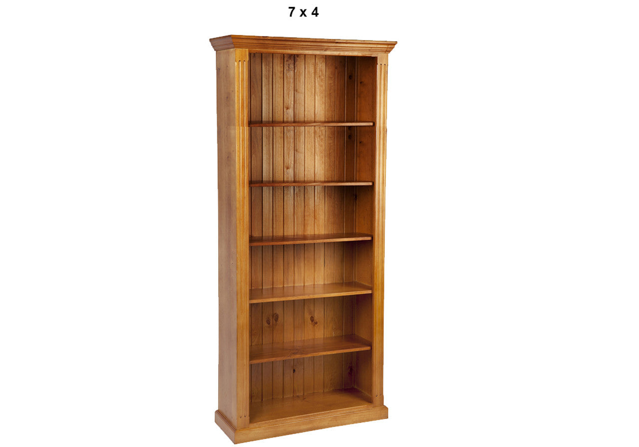 FEDERATION (AUSSIE MADE) HIGHLINE STANDARD BOOKCASE COLLECTION - ASSORTED STAINED COLOURS - STARTING FROM $799