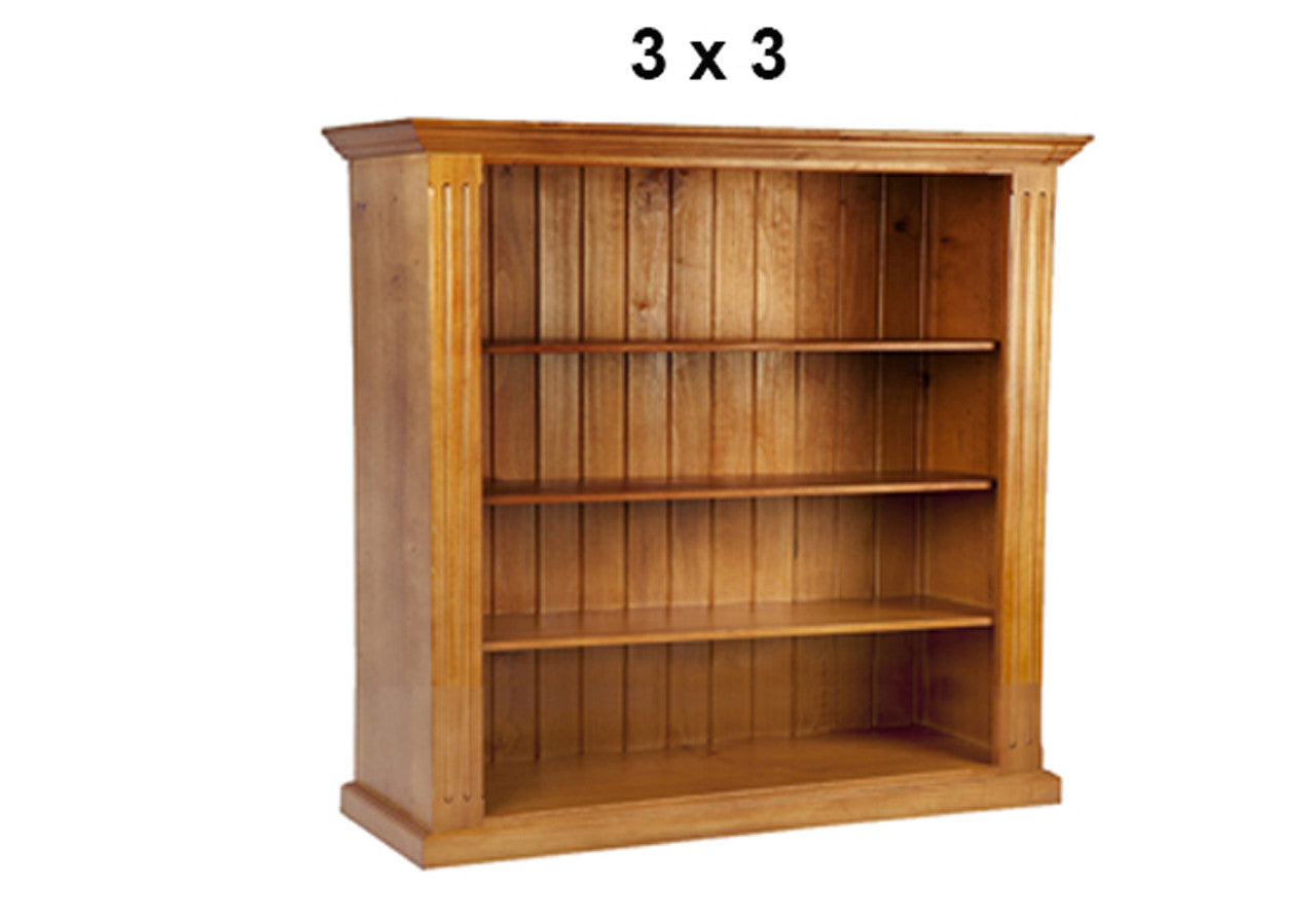 FEDERATION (AUSSIE MADE) LOWLINE BOOKCASE WITH DOUBLE FEDERATION TOP COLLECTION - ASSORTED COLOURS - STARTING FROM $399