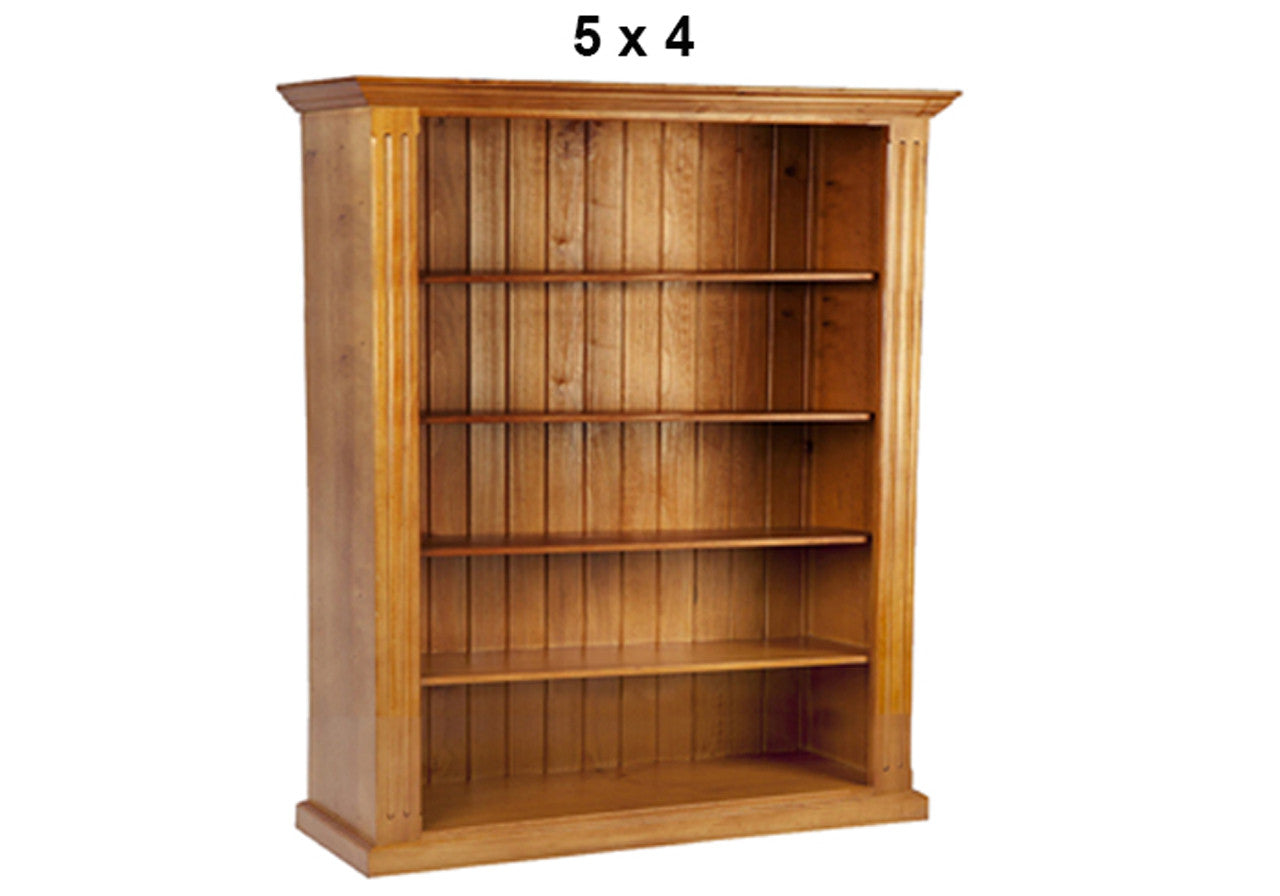 FEDERATION (AUSSIE MADE) LOWLINE BOOKCASE WITH DOUBLE FEDERATION TOP COLLECTION - ASSORTED COLOURS - STARTING FROM $399