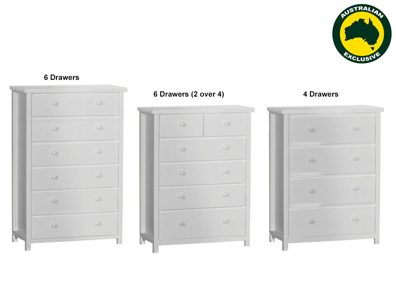 Federation (AUSSIE MADE) Tallboy Collection - Assorted Painted Colours