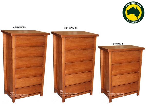FEDERATION (AUSSIE MADE) NARROWBOY COLLECTION - ASSORTED STAINED COLOURS - STARTING FROM $699