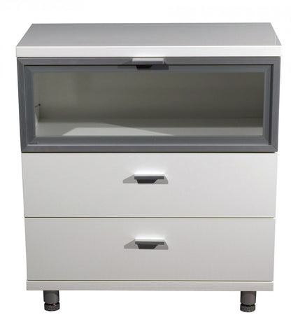 FELICIA ENTERTAINMENT UNIT -850(H) x 770(W) - HIGH GLOSS WHITE