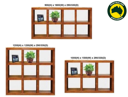 Felicity (AUSSIE MADE) Lowline Room Divider Collection - Assorted Stained Colours
