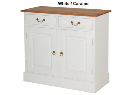 FLINT 2 DOOR DRAWER BUFFET - 900(H) x 1000(W) x 450(D) - ASSORTED COLOURS