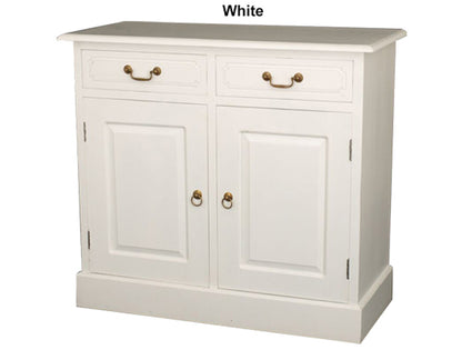 FLINT 2 DOOR DRAWER BUFFET - 900(H) x 1000(W) x 450(D) - ASSORTED COLOURS