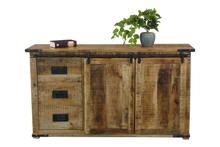 FOUNDRY BUFFET WITH 3 DRAWERS / 2 DOORS - 900(H) X 1600(W) - RUSTIC MANGO