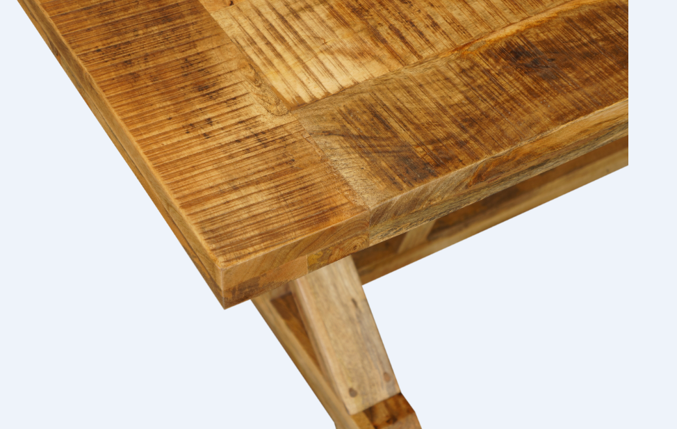 FOUNDRY 4 LEGGED TABLE ONLY 1760(L) x 900(W) - RUSTIC MANGO