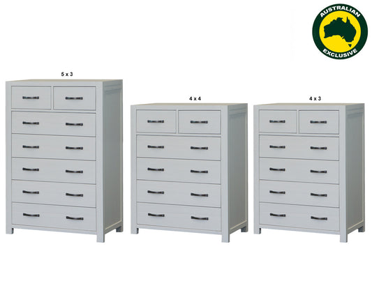 French Coast (AUSSIE MADE) Tallboy Collection - Assorted Painted Colours