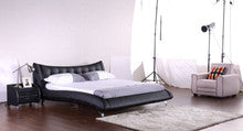 QUEEN  VERDI LEATHERETTE BED (G1053#) - ASSORTED COLORS
