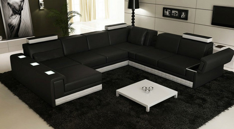 MASSIMO (G1064) 2 SEATER + 3 SEATER LEATHER/ETTE COMBINATION CORNER CHAISE SUITE - ASSORTED COLOURS