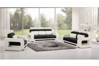 PREMIER ADRIAN (G5004) 1 SEATER + 2 SEATER + 3 SEATER  LEATHER/ETTE COMBINATION LOUNGE SUITE - ASSORTED COLOURS