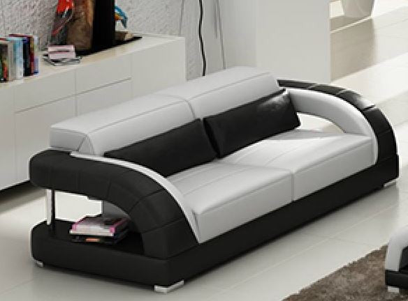 DANLILY (G8016D) 2 SEATER TOP BONDED LEATHER - CHOICE OF LEATHER AND ASSORTED COLOURS AVAILABLE