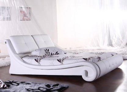 QUEEN MARSALA (G823#) LEATHERETTE BED - ASSORTED COLOURS AVAILABLE