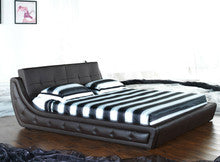 QUEEN ARMOUR (G856#) LEATHERETTE BED - ASSORTED COLOURS