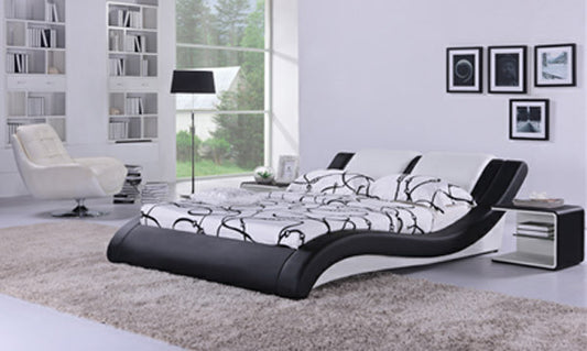 QUEEN TURIN (G884) 100% LEATHER / LEATHERETTE BED - ASSORTED COLOURS