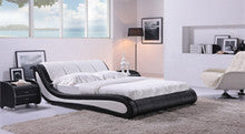 QUEEN CATANIA (G888) LEATHERETTE BED - ASSORTED COLOURS
