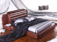 QUEEN (G896#) LEATHERETTE BED - ASSORTED COLOURS AVAILABLE