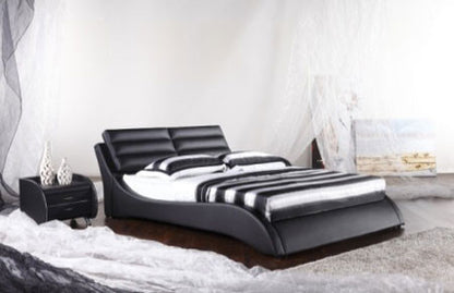 KING MILLY (G965#) 100% LEATHER / LEATHERETTE COMBINATION BED - ASSORTED COLOURS